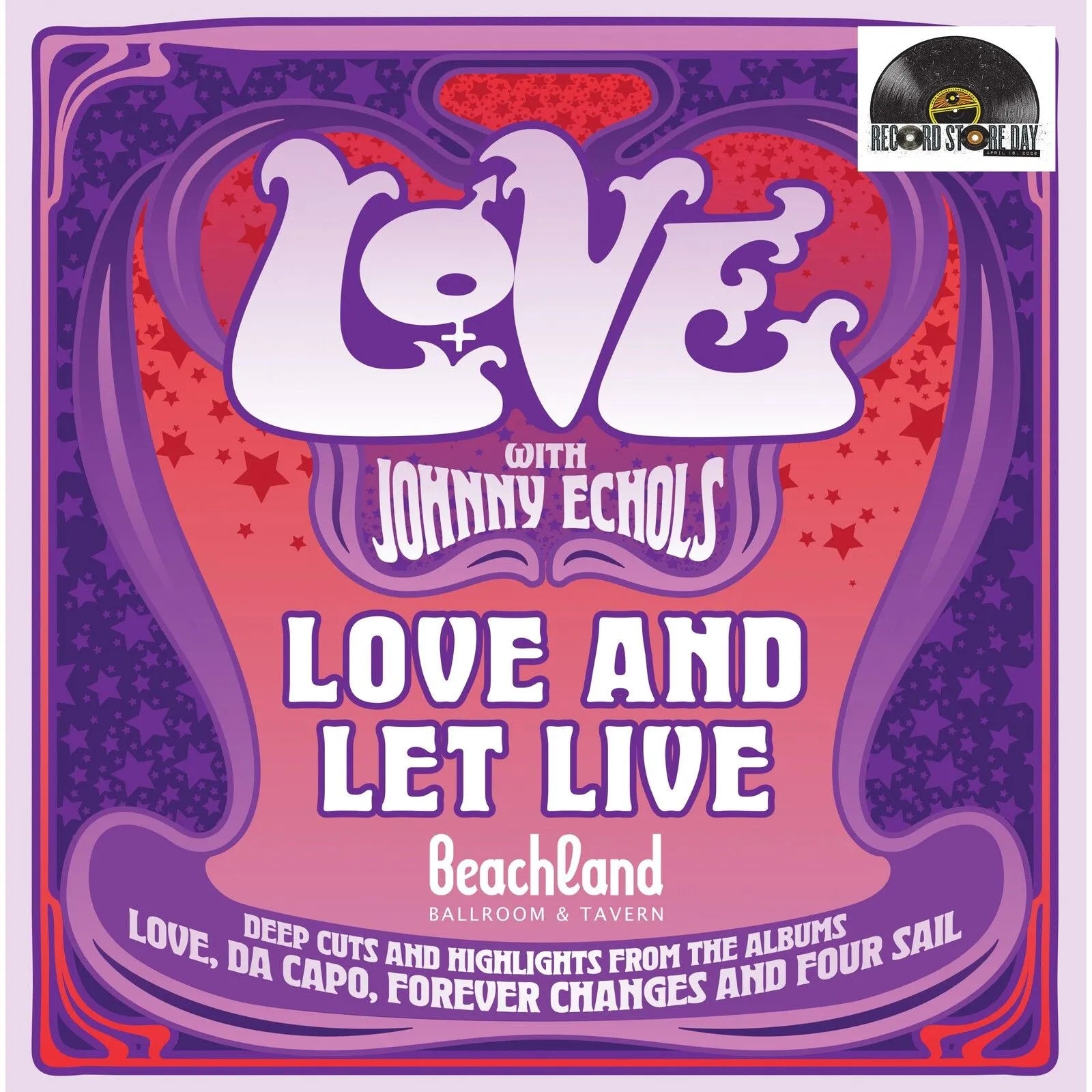 Love with Johnny Echols Love & Let Live - Live In Ohio - 30th April 2025