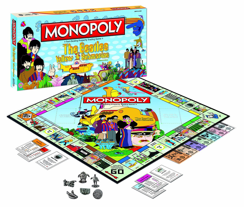 Beatles Yellow Submarine MONOPOLY Board